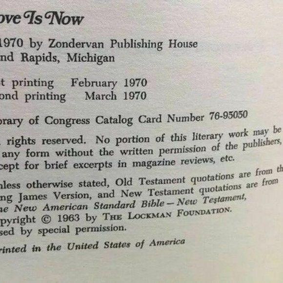 Love Is Now by P. Gillquist; sherwood E. Wirt‎ 1970 - Picture 2 of 8